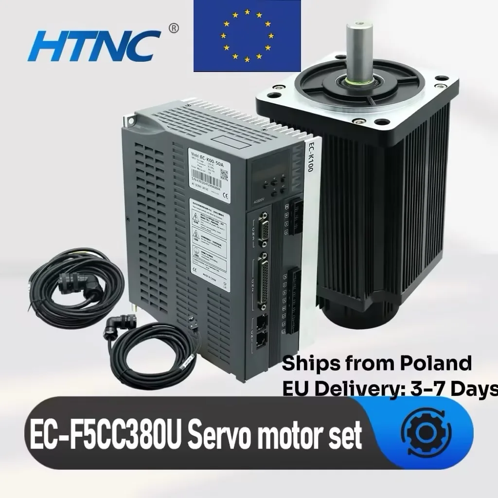 Vendite calde Servomotore 3.8kw 2.3kw 1500RPM 2500RPM 15Nm Kit servomotore Supporto 5V 24V Segnale di impulso analogico 0-10V RS485 Modbus