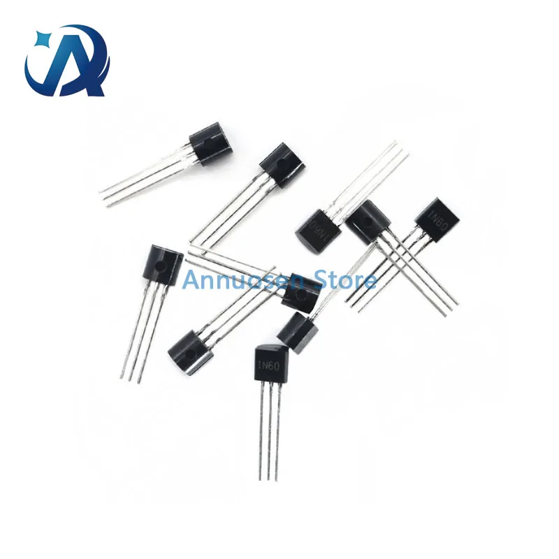 10PCS New and Original  1N60 TO-92 N-Channel 1N60A  Power  MOSFET 0.8A 600V CS1N60