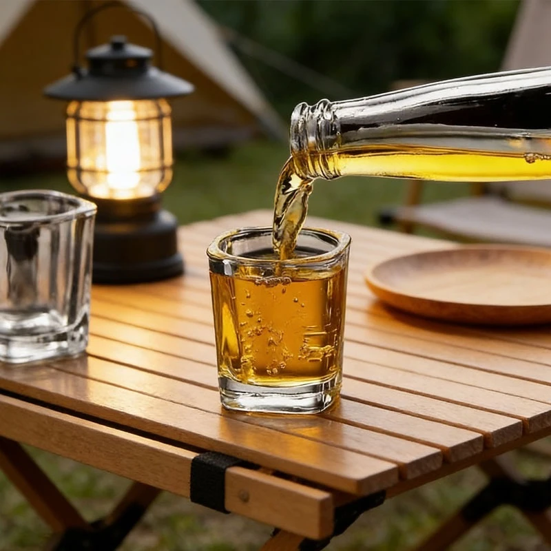 European Whisky Glasses 2pcs Transparent Glass Cups Exquisite Cocktail Glasses Luxurious Wine Glasses Bars Brandy Beer Glasses