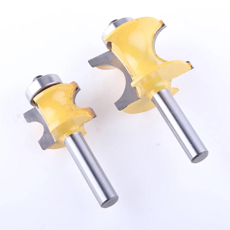 1Pc 8mm Shank Bullnose Router Bit Set C3 Carbide Tipped Woodworking cutter