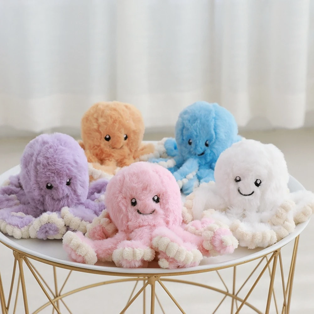 

40cm Cute Cartoon Octopus Plush Toy 5 Color Octopus Doll Children Gift Super Soft Fun Gift For Living Room Decoration