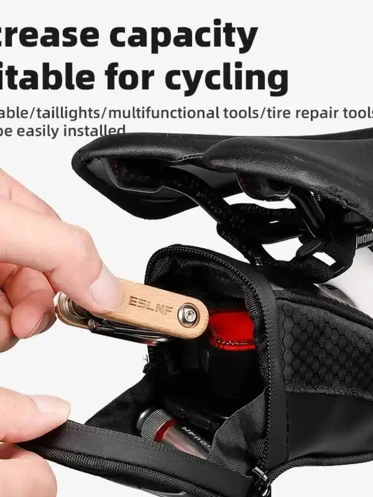 AliExpress NONE ESLNF Rainproof Road Bike Saddle Reflective Bicycle Cycling Equipment Storage Bag