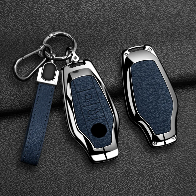 

Car Zinc Alloy Key Cover Fobs Case For MG 7 MG7 MG-7 2023Keychian Holder Smart Keyless Remote Control Auto Keychain Accessories