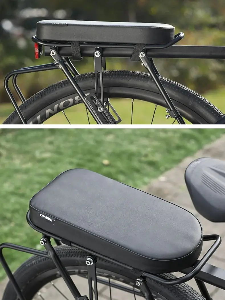 AliExpress TOSUOD Bicycle Backseat Cushion Soft Comfortable Bike Seat For Men & Women Easy Installation Detachable Bicycle Parts