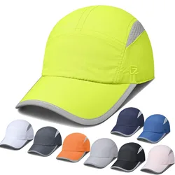 GADIEMKENSD Womens Unstructured Hats Reflective Brim UPF 50+ Outdoor Caps for men Quick Drying Hat Unisex Sport Baseball Cap