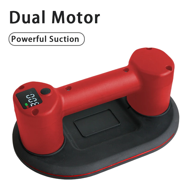 Chevalierous Dual-Motor Electric Vacuum Suction Cup Lifter for Wood, Paver, Drywall, Marble, Tile and More-300kg
