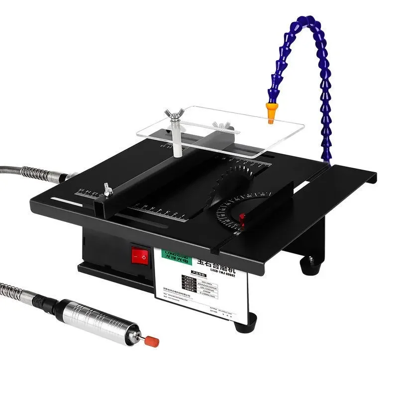 1800W multifunctionele jade slijp- en snijmachine kleine tafel slijpen graveermachine tafelzaag polijsten jadeïet gereedschap