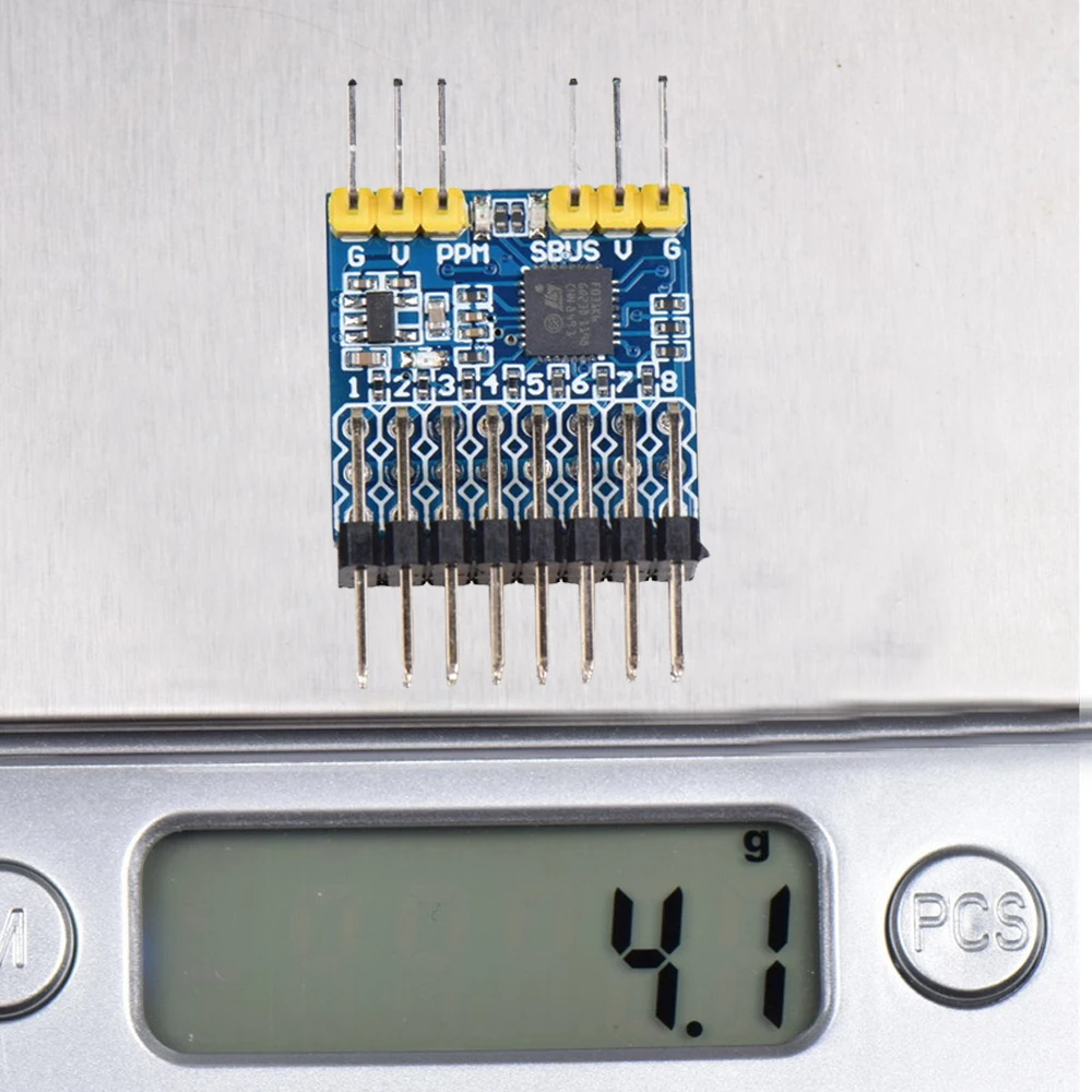 SPP-SBUS 8CH SPP Converter 15A 3.3-20V for PPM PWM SBUS Signal Conversion FLYSKY IA6B FRSKY X8R Receivers