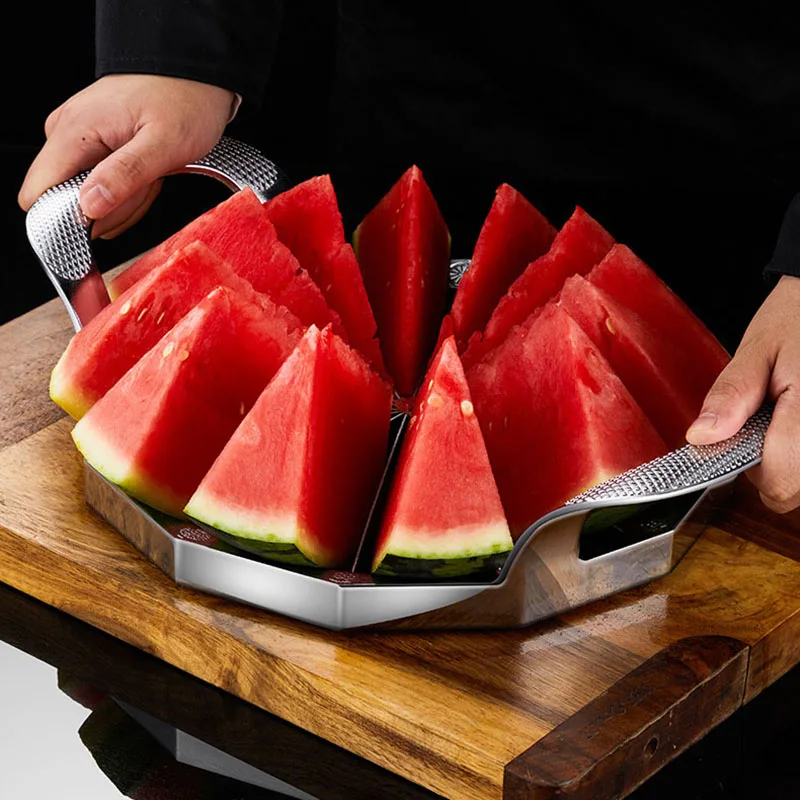 

Watermelon Slicer Cutter Large Size Sliced Cantaloupe Slicer Fruit Divider Pineapple Slicers Kitchen Gadgets And Accessories