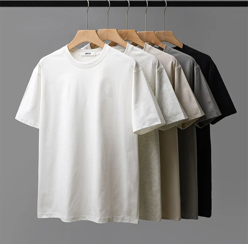 Dukeen Upf50+ Sorona Stoff Coolness T-Shirt Männer Kurzarm Sommer Sonne Eis Seide Einfarbig Antibakterielle T-shirt männer Kleidung – Detail 2