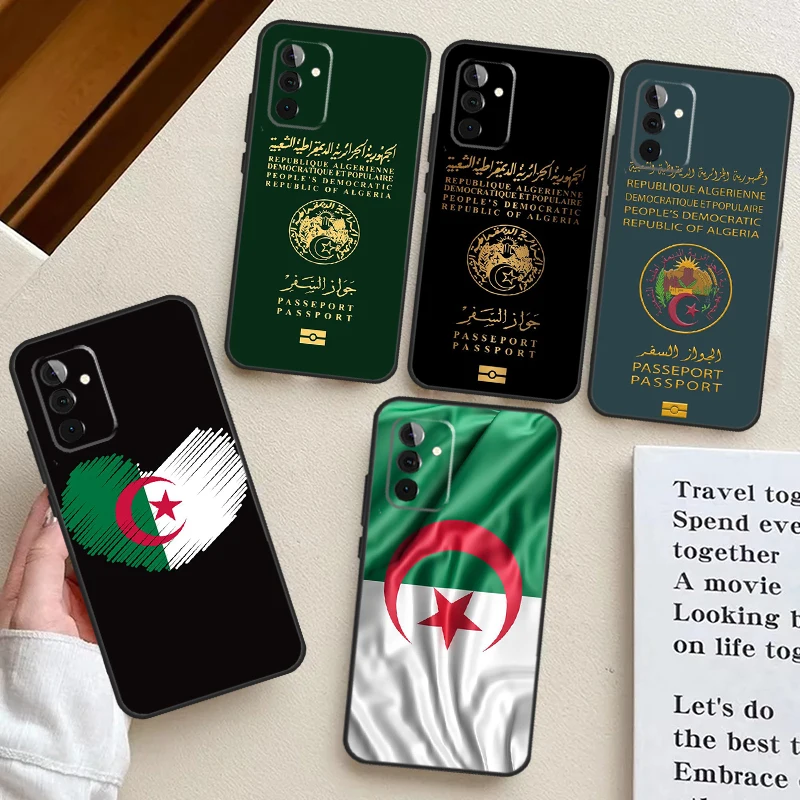 Algerian Algeria Passport Case For Samsung Galaxy A15 A25 A14 A34 A54 A12 A22 A32 A52 S A51 A71 A13 A23 A33 A53 Cover