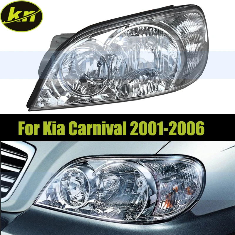 

Передняя фара на левый или правый бампер для Kia Carnival 2001-2006, головная лампа