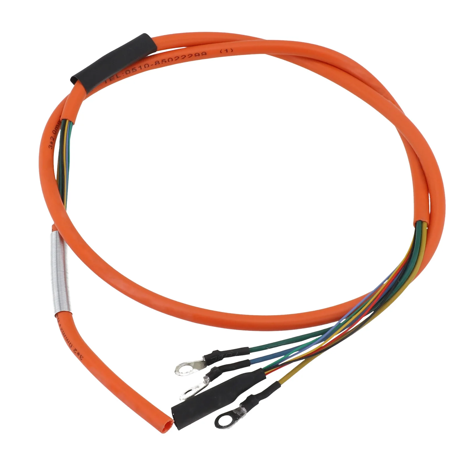 Demanding Environments Orange Pure Copper Motor Wire Motor Extension Cable Efficient Performance Stable Connection