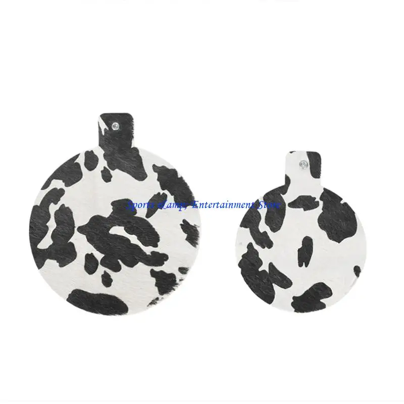 G7NF Set of 2 Drum Mute Pads Drum Silencing Pads Leather Texture for Reduced Overtones and Enhanced Sound Quality