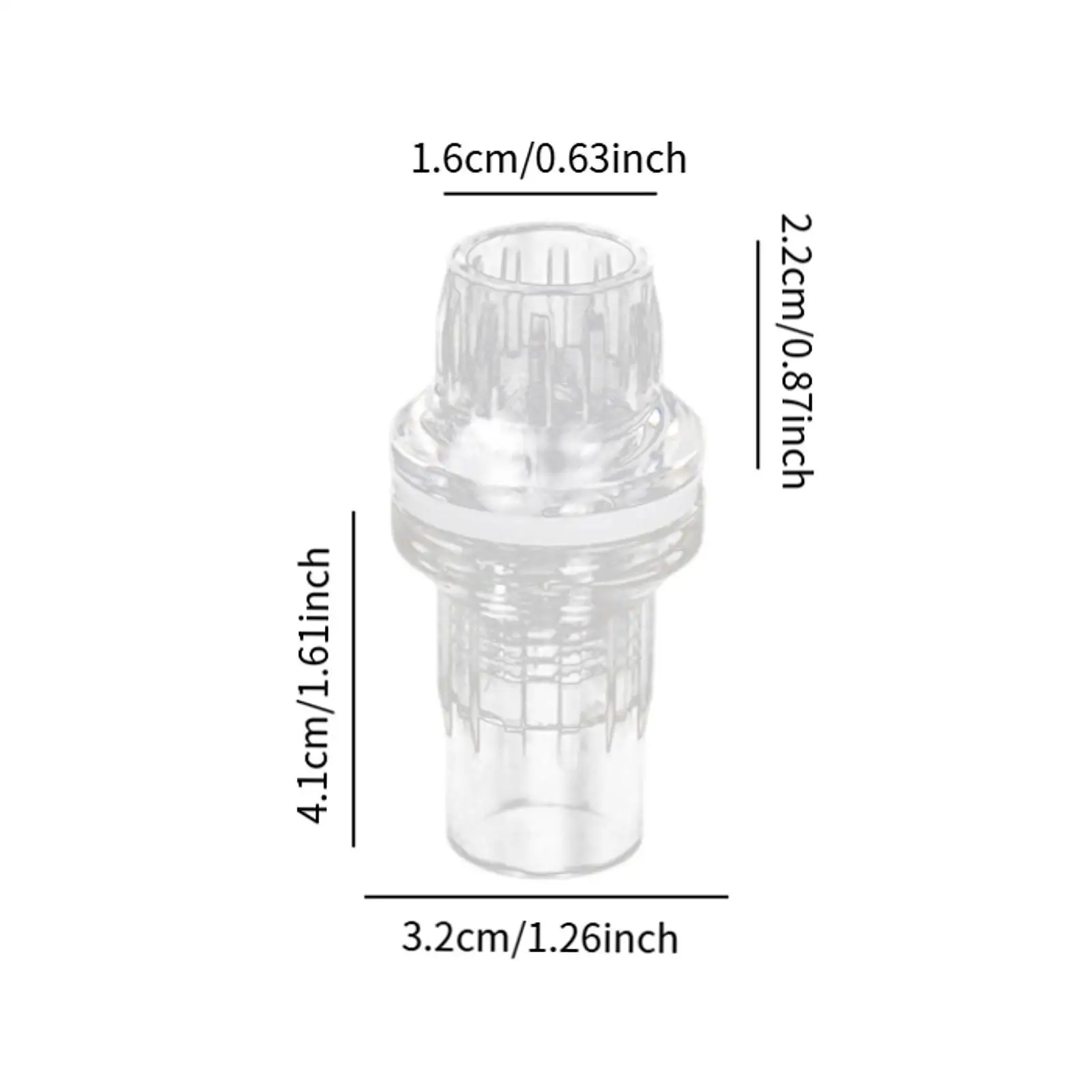 Aquarium Hose Adapter Water Hose Connector Acrylic Multipurpose Transparent Leakproof for Fish Tanks DIY Building Furniture