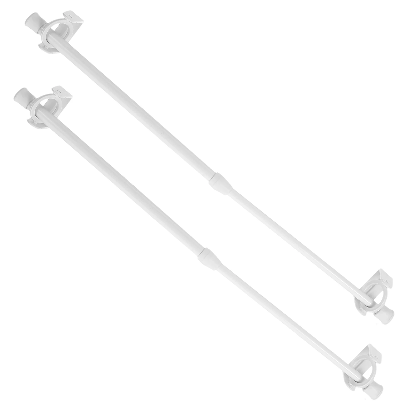 

2 Pcs Towel Holder No Drill Rod Bath Bathroom Pole Replacement Kitchen Portable