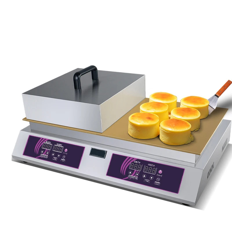 Souffle Machine 110V/220V Commercial Digital Display Souffle Machine Soft Japanese Souffle Pancake Machine Comb