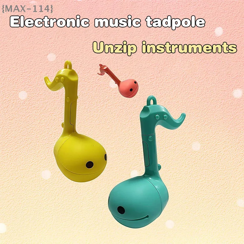 【Ja】Fun & Relaxing Music Toy - Mini Otamatone Electronic Instrument, Creative Cute Note for Stress Relief & Play