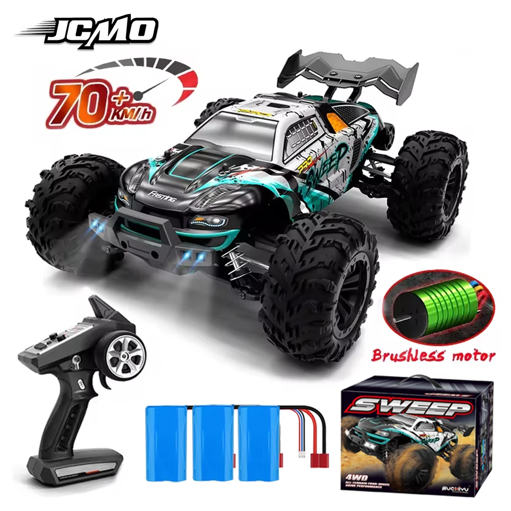 16101PRO 70KM/H 4WD 1:16 RC Car With LED Remote Control Cars High Speed Drift Monster Truck for Kids vs Wltoys 144001 Toys