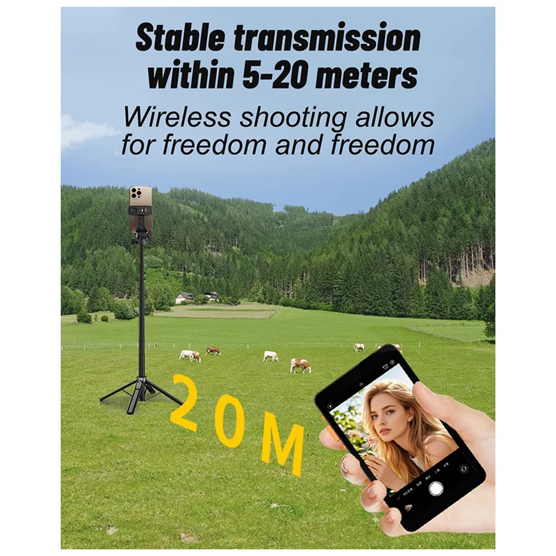 아이폰 안드로이드 라이브 스트리밍용 마그네틱 마운트가 있는 셀카 모니터 화면용 폰 브이로그