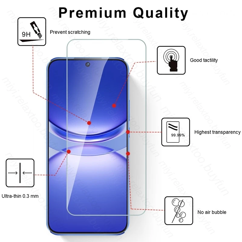 4To1 Tempered Glass Screen Protector Case For Huawei nova 12s 4G Lens Protective Glass Hauwei nova12s nova12i nova12se 12i 12 se