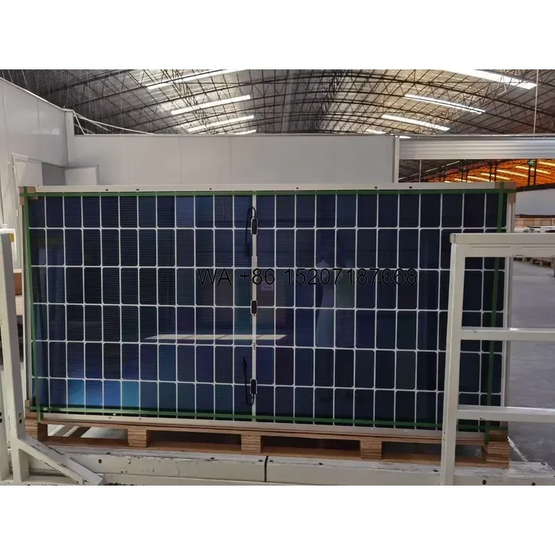 Wmwmnu for Bifacial Wholesale CE Half Cell PV Foldable Flexible Black Poly Solar Module 5 Year Warranty Photovoltaic Panel