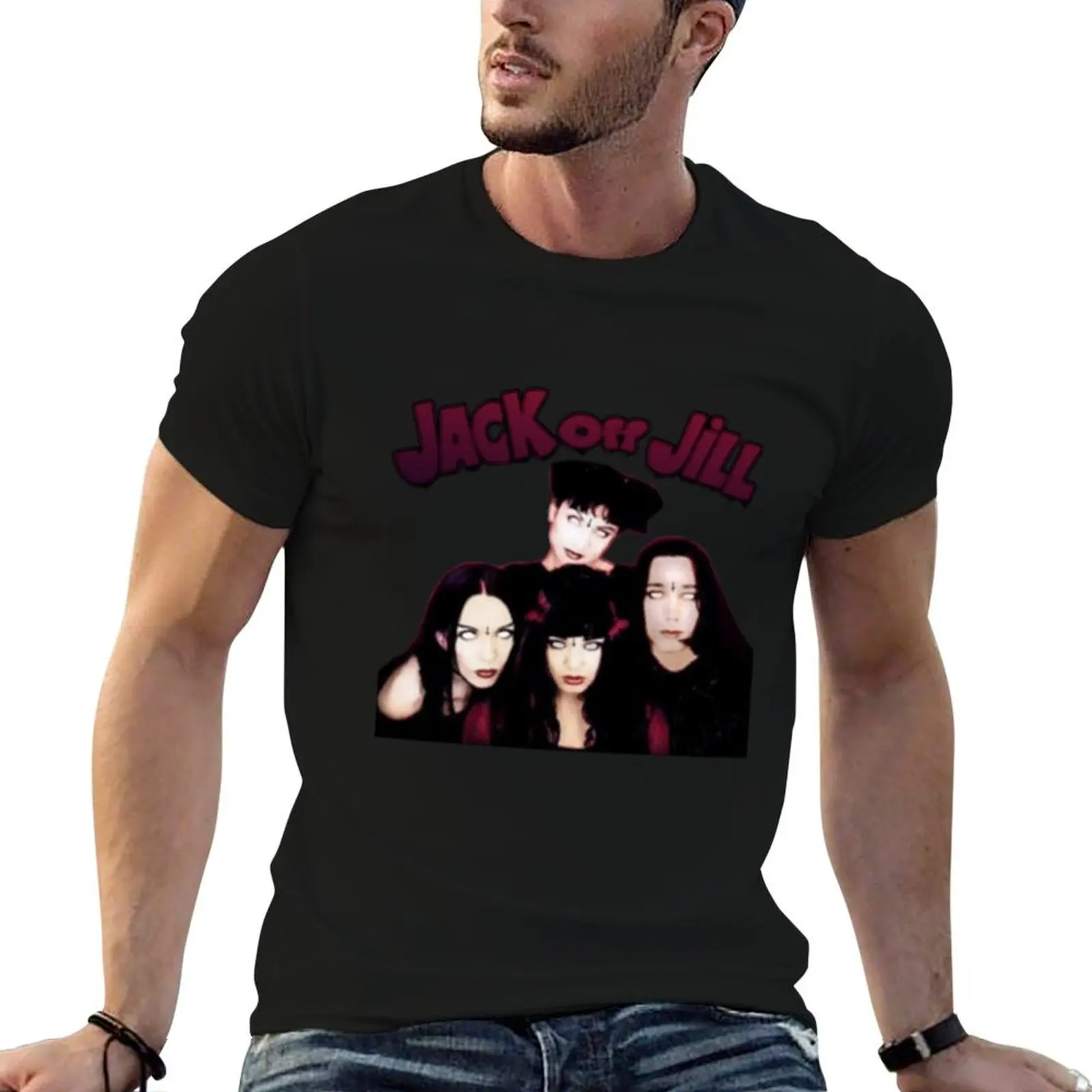 

Jack Off Jill T-Shirt men t shirt cotton 100% man t shirts for men t shirt man cotton T-Shirt