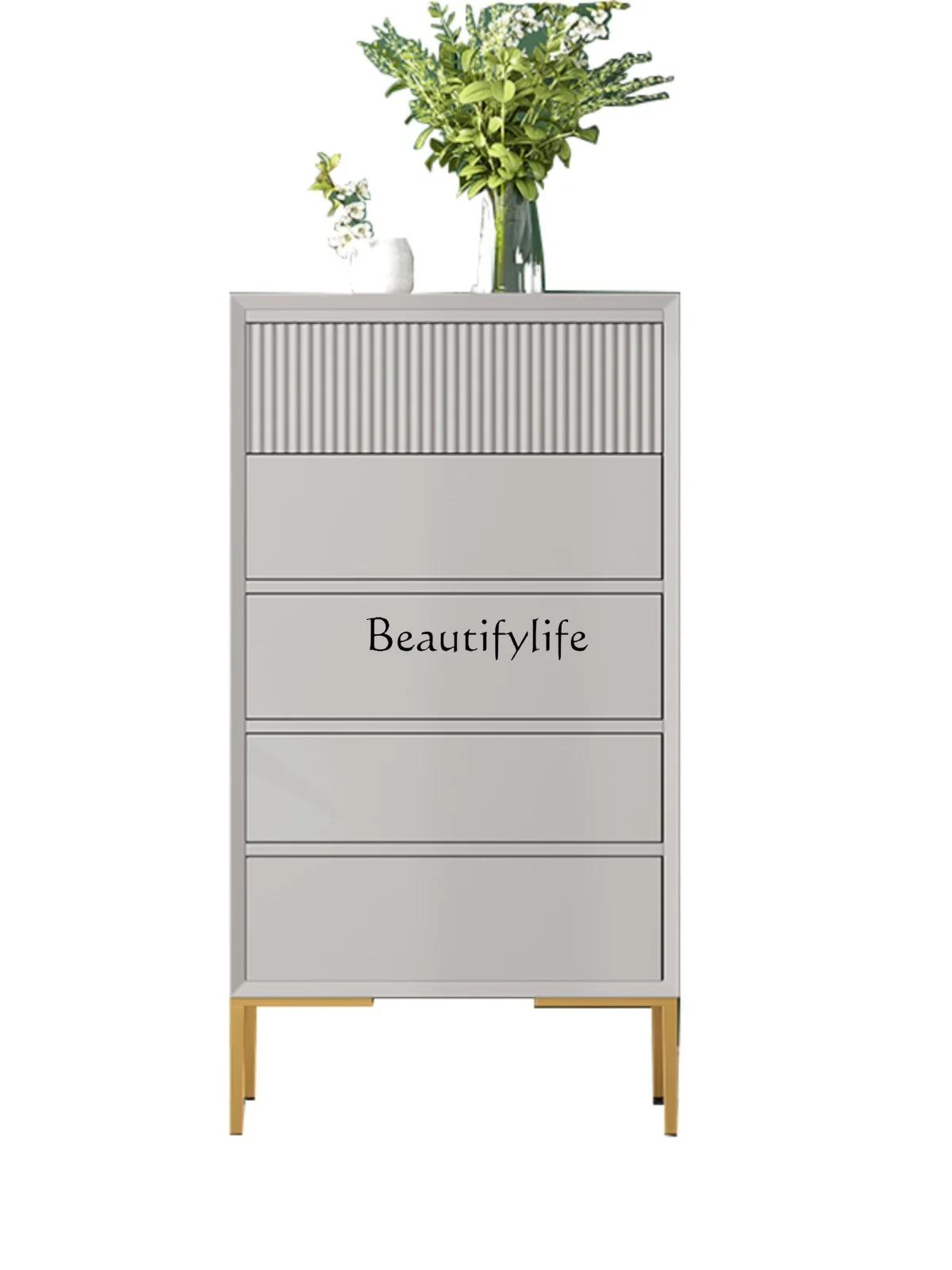 

American-Style Entrance Cabinet Simple Modern Integrated Living Room Decorative Drawer Locker