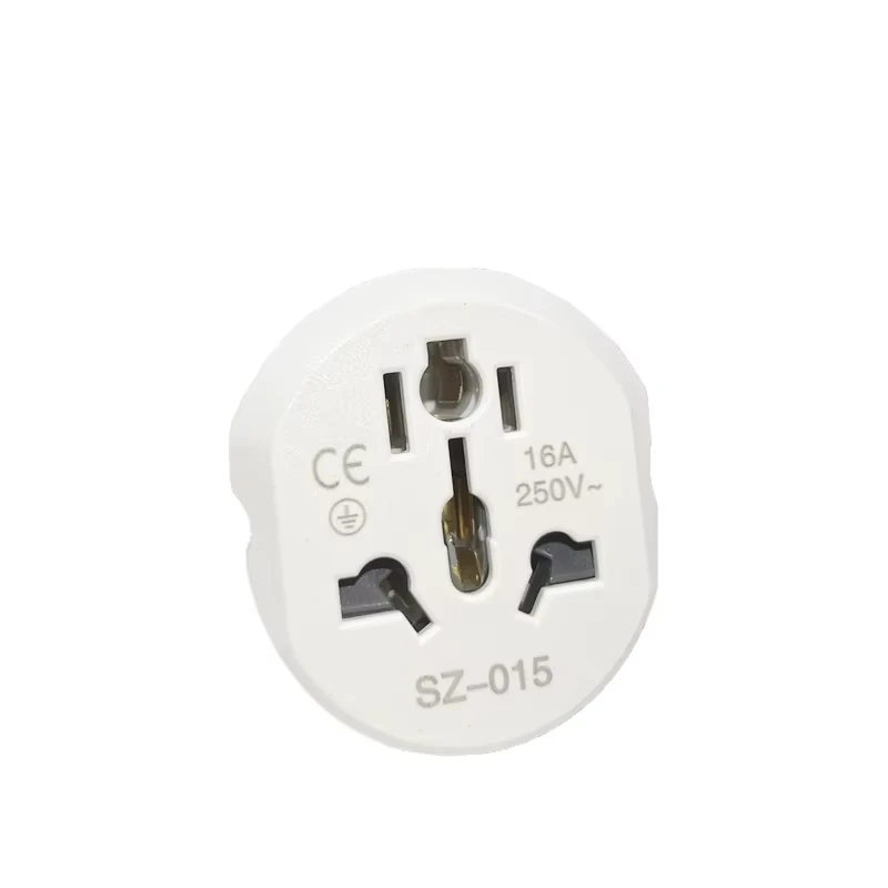 16A Current Conversion Plug Travel Adapter 250V Korea EU Plug Socket High Quality Wall Socket for AU US UK CN to EU KR Universal