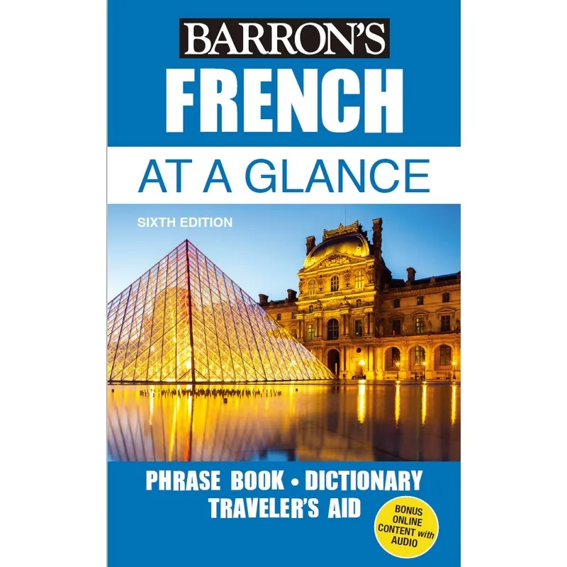 

French At A Glance Foreign Language Phrase book Dictionary