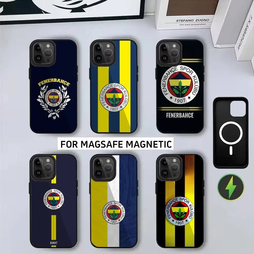 

Cool T-Turkey Fenerbahce-s Pattern Phone Case For iPhone17,16,15,14,13,12,11 Plus,Pro Max Magnetic For Magsafe Wireless Charging