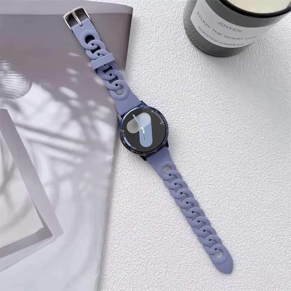 Ремешок 20 мм для Samsung Galaxy watch 7 FE 6 4 classic/5 Pro/Active 2/3/Gear S3/amazfit bip 6/5 22 мм Huawei watch GT 2/3 Pro Band