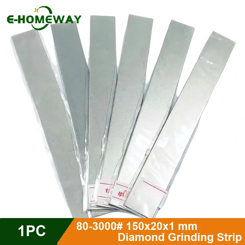 80-3000 Grit Baseless Diamond Whetstone Set | Professional Knife Sharpening | Abrasive Tool for Kitchen, DIY & Metal Polishing
