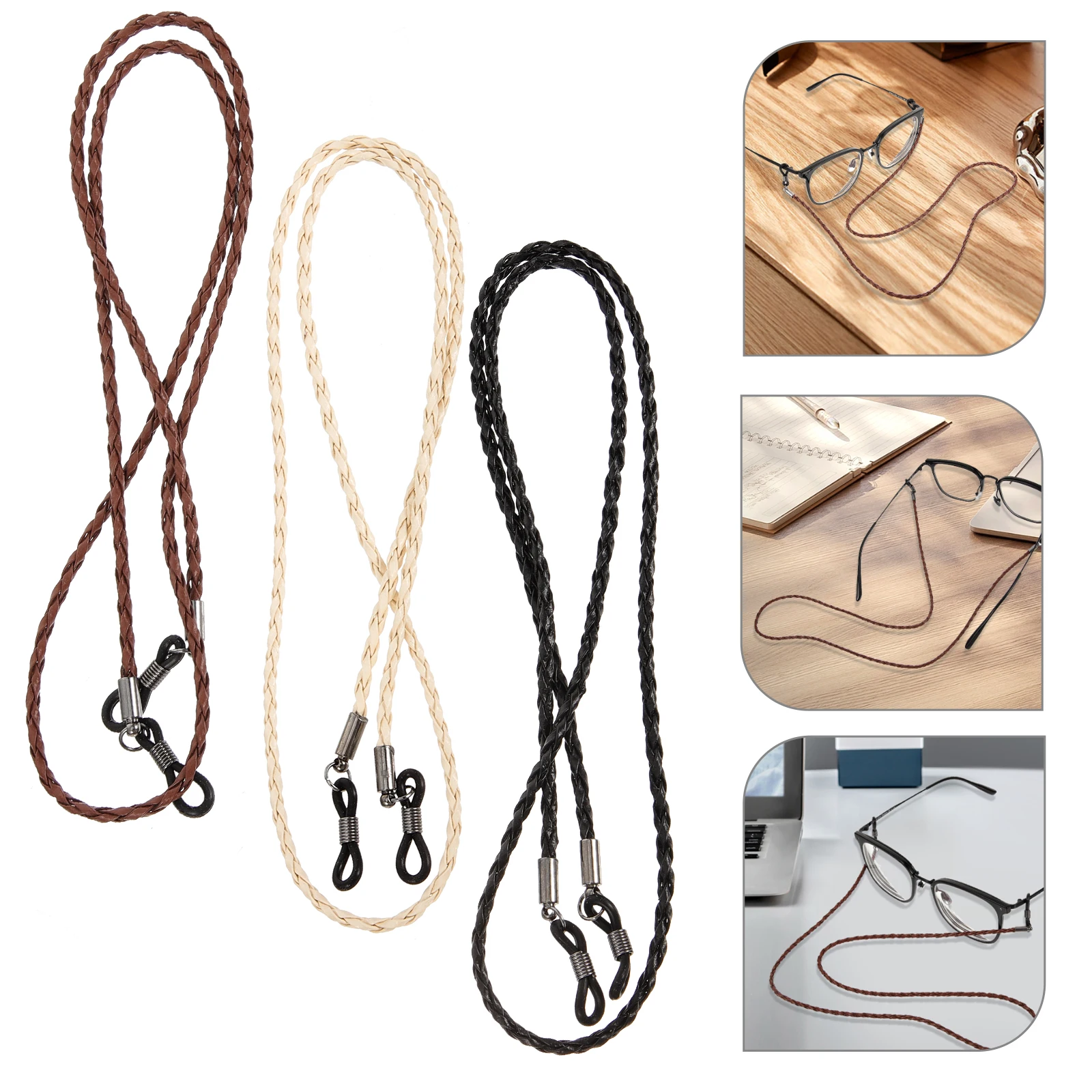3 Pcs Glasses Holder High-grade Strap Wire Rope for Daily Life Anti-lost