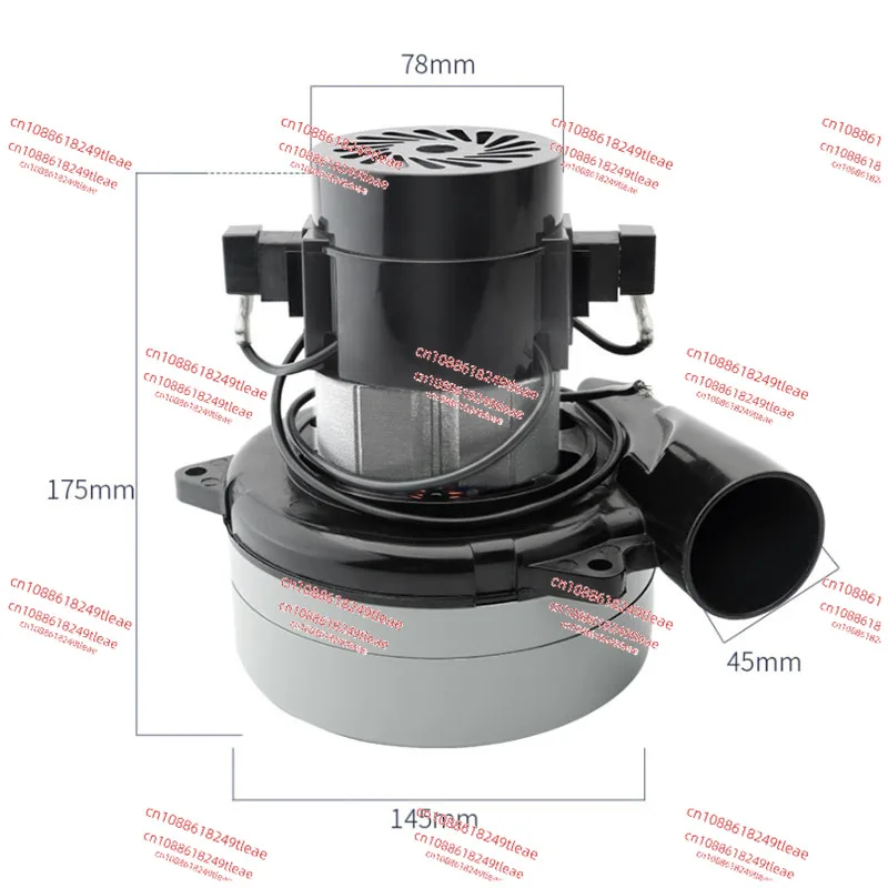 NEW Suitable for industrial vacuum cleaner accessories motor All copper wire dust-free saw motor 1200W side air motor