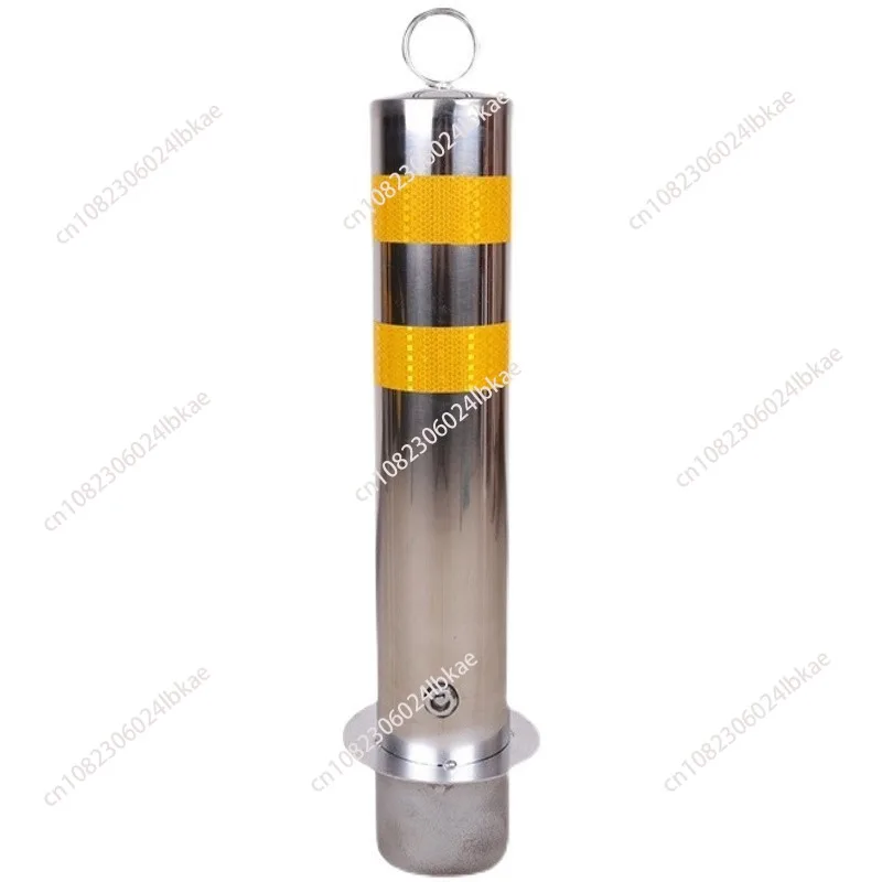 Stainless steel warning post, removable 201 anti-collision post 304 reflective isolation road post