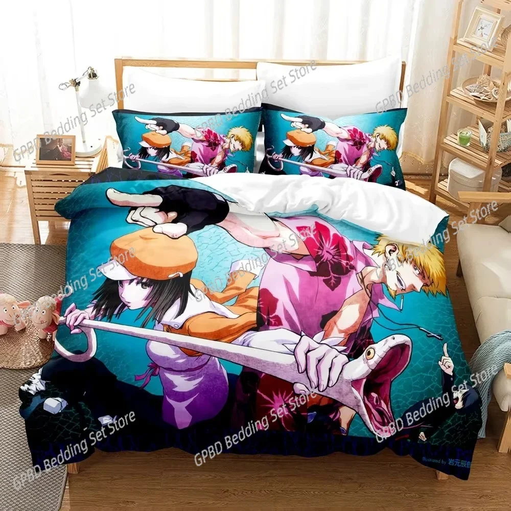 Anime Monogatari Series Story Shinobu Oshino Bedding Set Boys Girls Twin Queen Size Duvet Cover Pillowcase Bed Kids Adult
