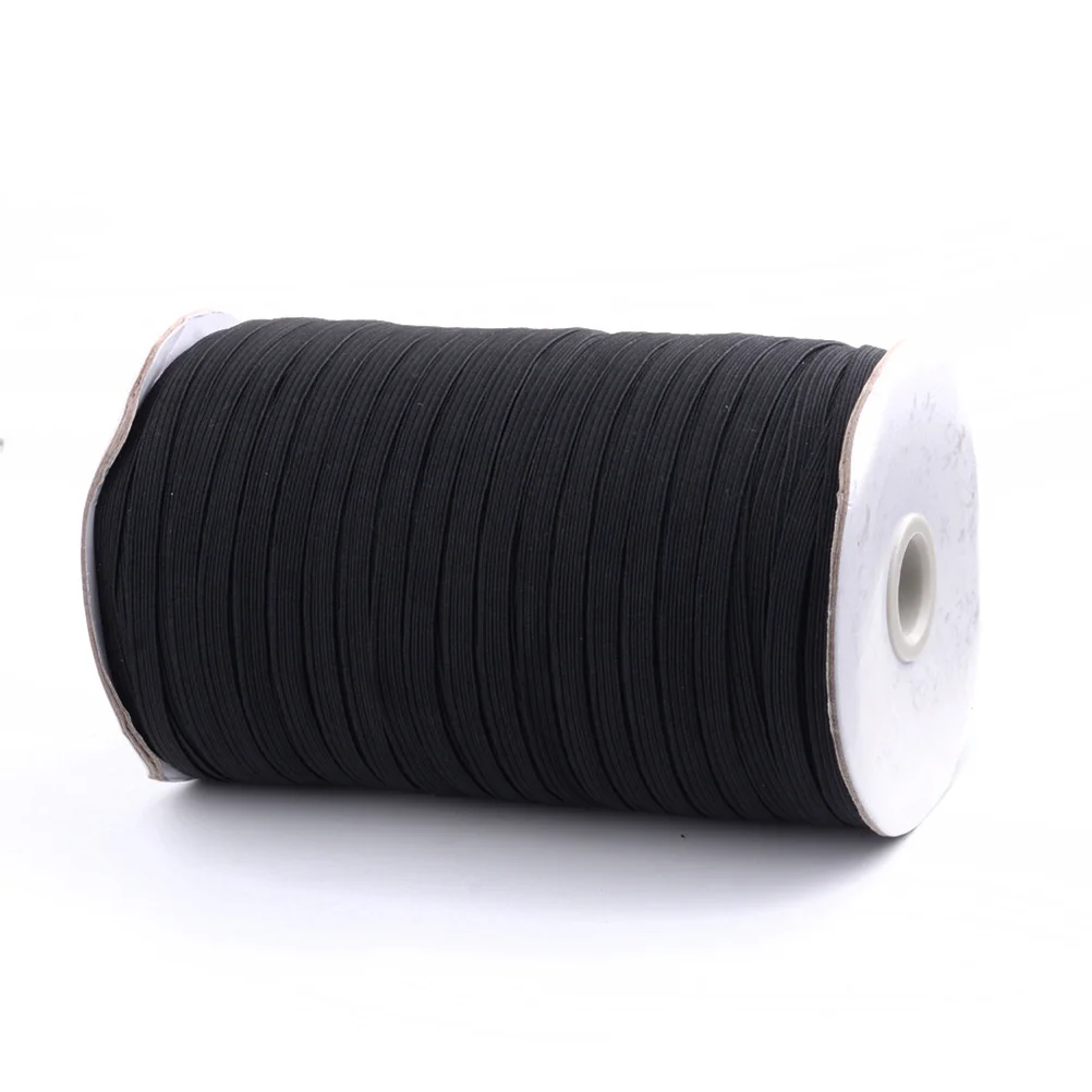 

1 Roll 0.6Cm Narrow Edge Elastic Band Polyester Ribbon For Clothing Accessories Diy Craft Sewing Decor Waistband Shoelace Strap