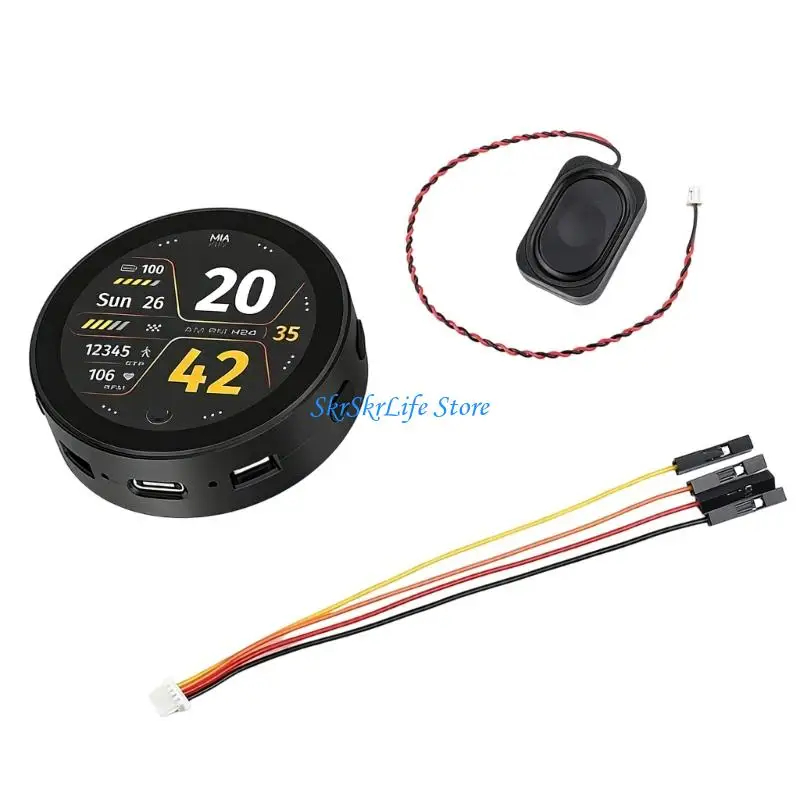 

E65E Bluetooth-compatible Development Board 1.85inch Display Touchable Screen Display 360x360 Programmable Microcontroller