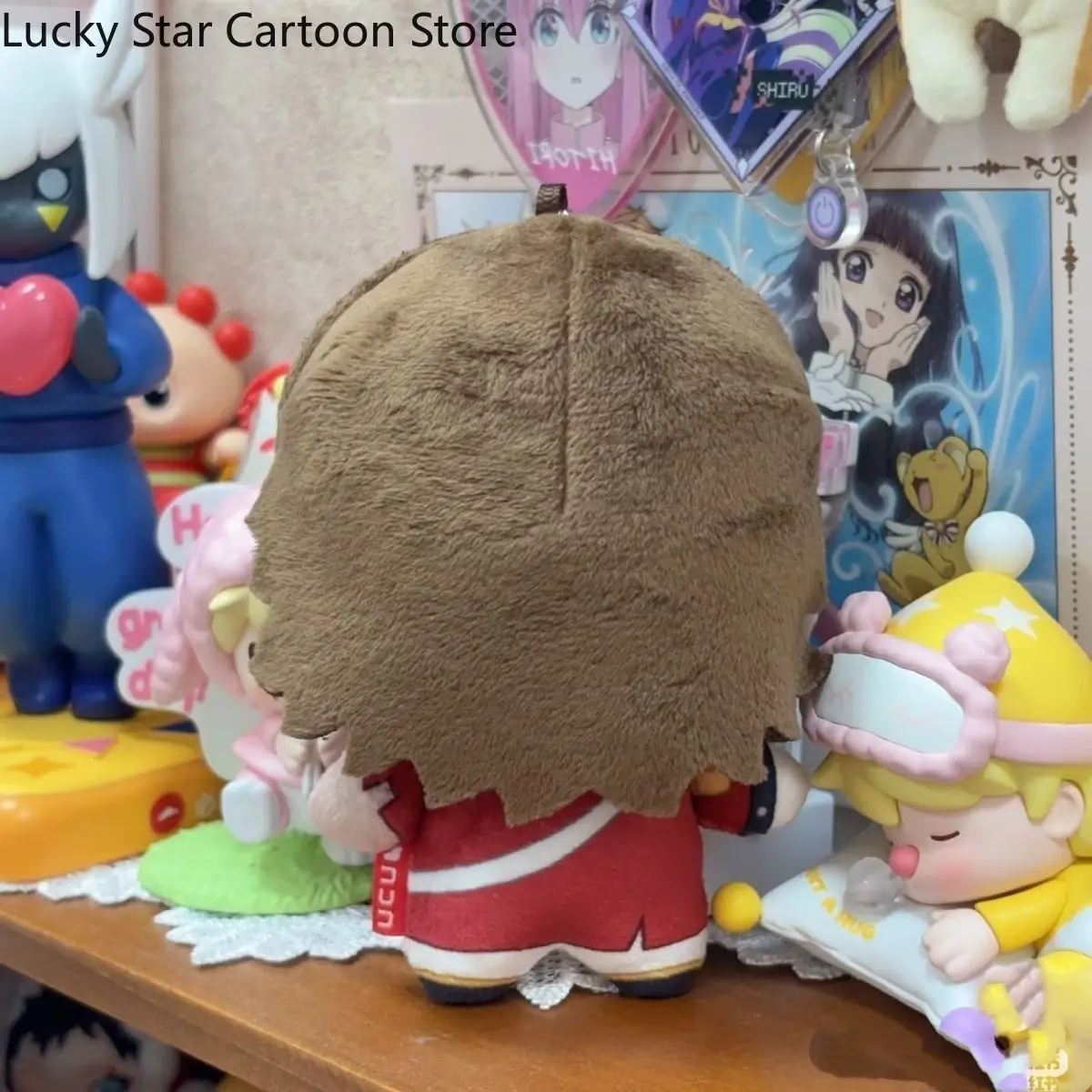 Primer oficial José Baden Anime Identity V 10CM figura de dibujos animados ídolo Adorable chica estrella de mar colgante llavero Kawaii regalo de peluche