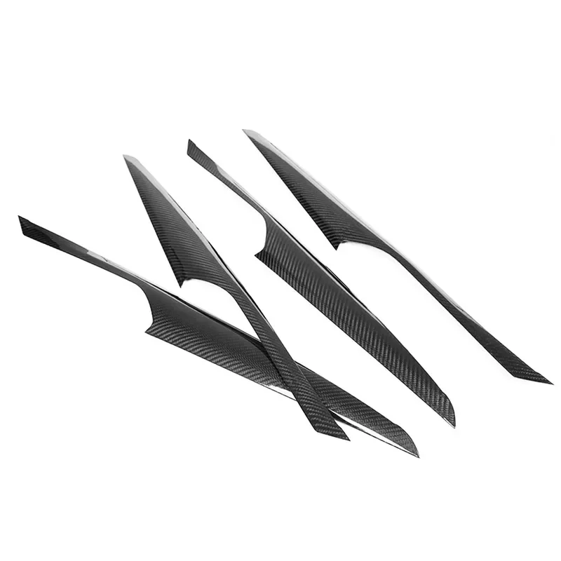 Real Dry Carbon Fiber Car Door Panel Trim for 18-20 Mw X3 G01 X4 G02 Interior Accessory Kit