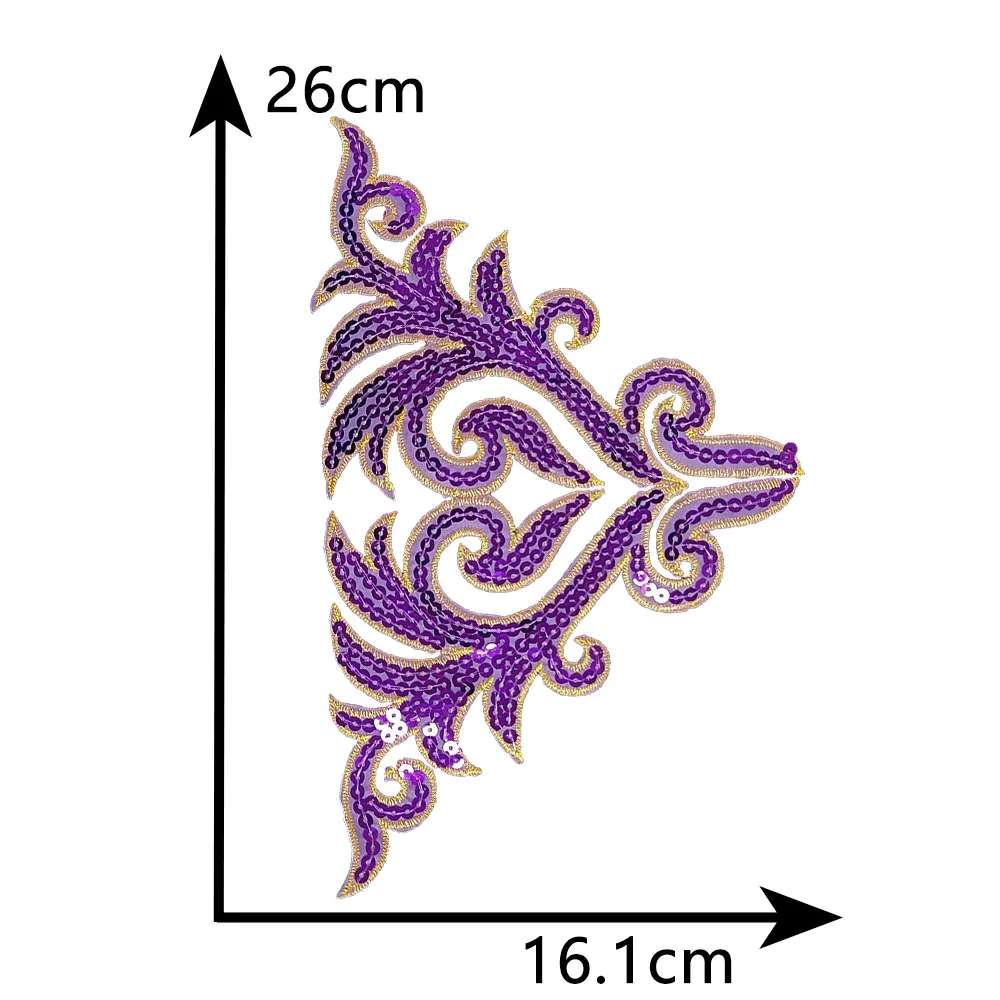 Embroidery Sequin Hollowing out pattern Hot melt adhesive ironing DIY decorate sewing clothes clothing accessories patches