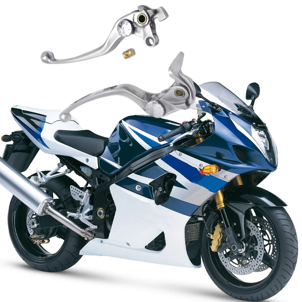 

2 Pcs Front Left And Right Aluminum Alloy Motorcycle Brake and Clutch Hand Levers For Suzuki GSX-R 1000 2007-2008