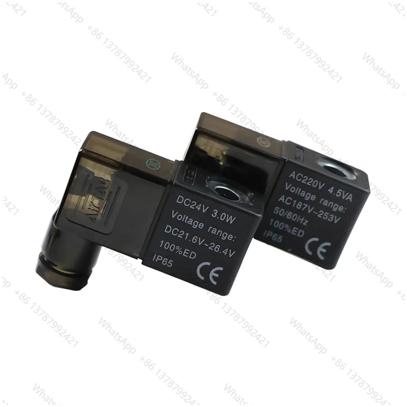 صمام لولبي Solenoid Valve Coils For 4V210-08 4V310-10 4V110-06, Multiple Voltages Available الهواء المضغوط — تفصيل 2