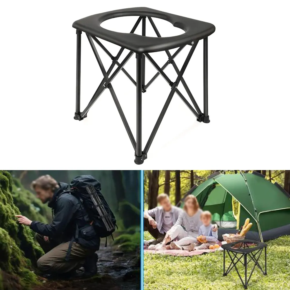 

Ultralight Portable Folding Toilet Suitable For Outdoor Camping Hiking Fishing Foldable Toilet Outdoor Tools