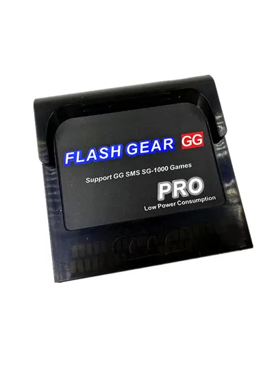 2024 Flash Gear Pro Power Saving Flash Cart Game Cartridge Card for Sega Game Gear GG System