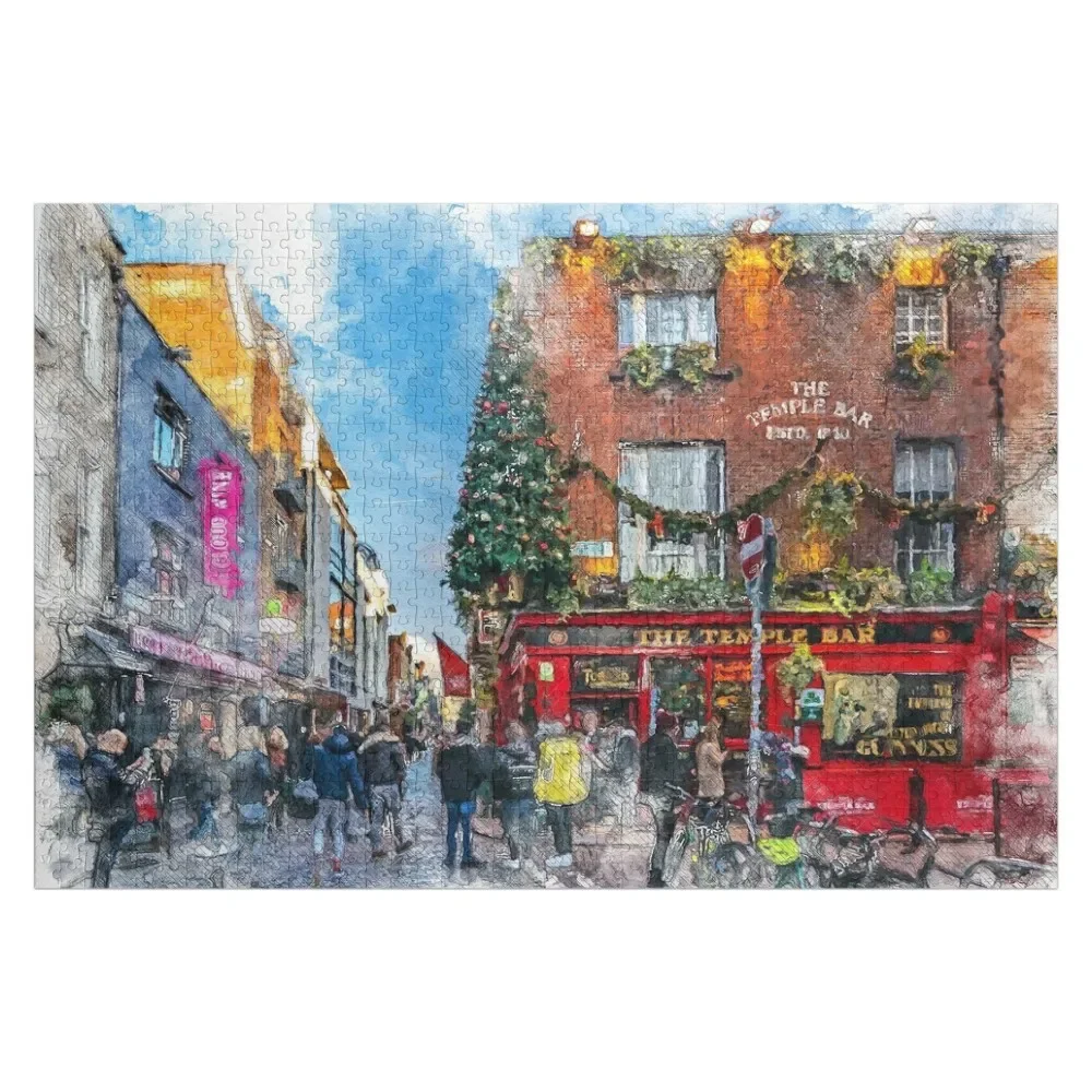 Dublino arte # dublin Jigsaw Puzzle Nome personalizzato Puzzle giocattolo personalizzato