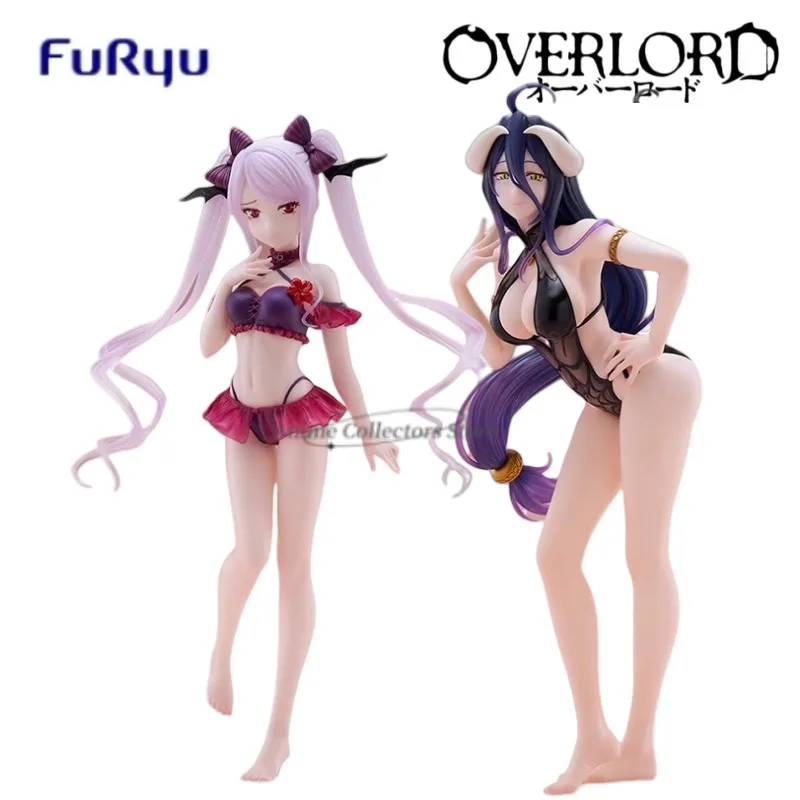 

In Stock Original FURYU TENITOL OVERLORD Albedo Shalltear Anime Figures Toys for Kids Gift Collectible Model Ornaments