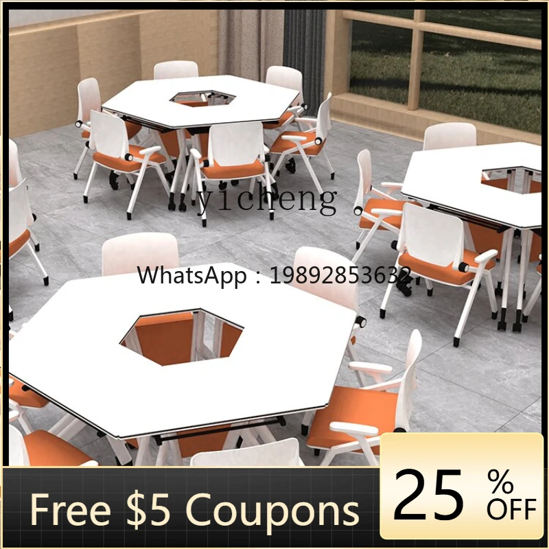 

RWJ Folding Hexagonal Splicing Tutorial Class Movable Group Activity Combination Table