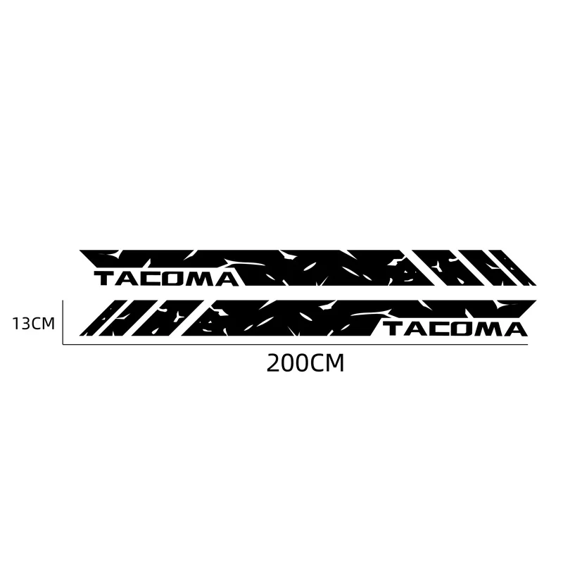 Per Toyota Tacoma Car Door Side Skirt Stripe Stickers Pickup Graphic Vinyl Decor decalcomanie copertura personalizzata accessori esterni Auto